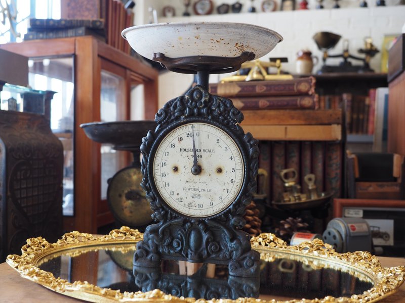 英国Salter No.49 雕花直立秤 - 摆饰 - 其他金属 黑色