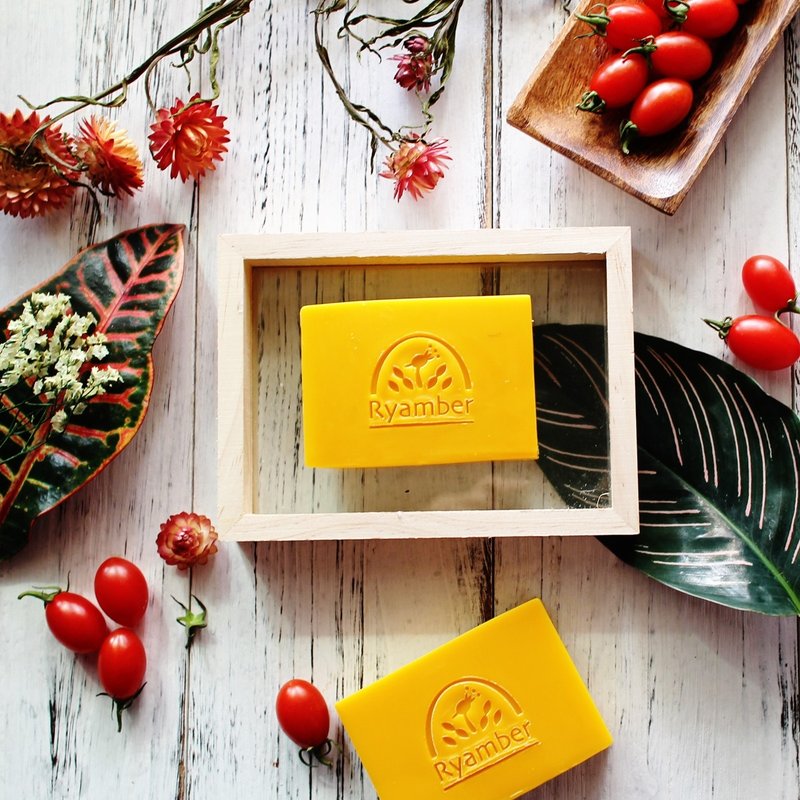 【蕾安柏】番茄可可皂。鲜采番茄汁│润肤锁水│天然茄红素│ - 沐浴用品 - 其他材质 橘色