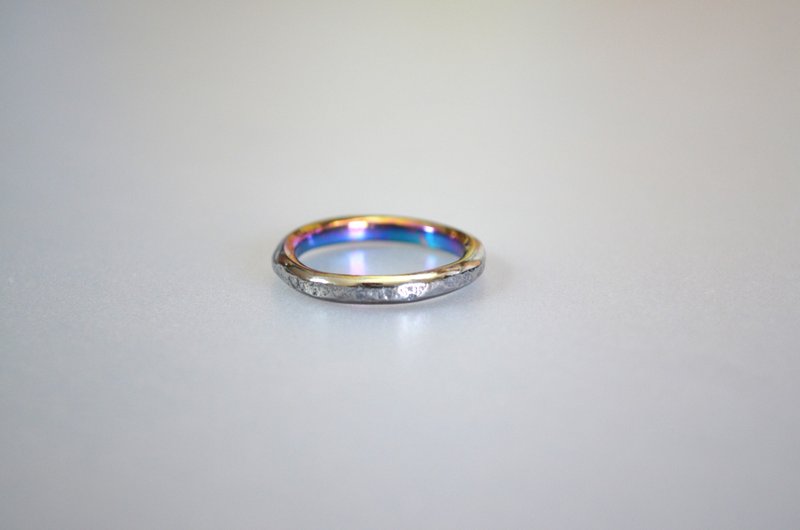 钛金属戒指・Center Lock・16.5 号 - 戒指 - 其他金属 多色