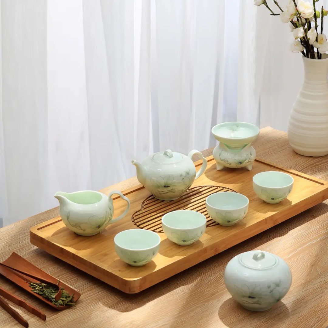 犀贝瓷 雅乐 茶具组 - 茶具/茶杯 - 瓷 透明