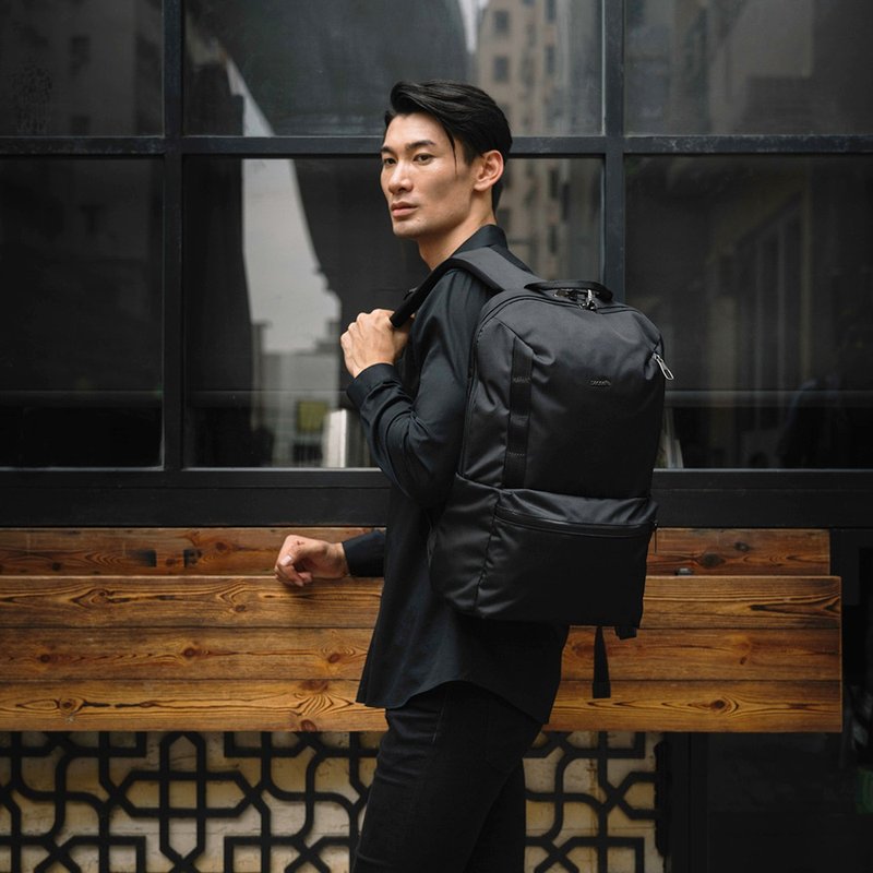 Pacsafe Metrosafe X | 五大专利防盗 城市轻旅后背包 20L 黑色 - 后背包/双肩包 - 环保材料 黑色