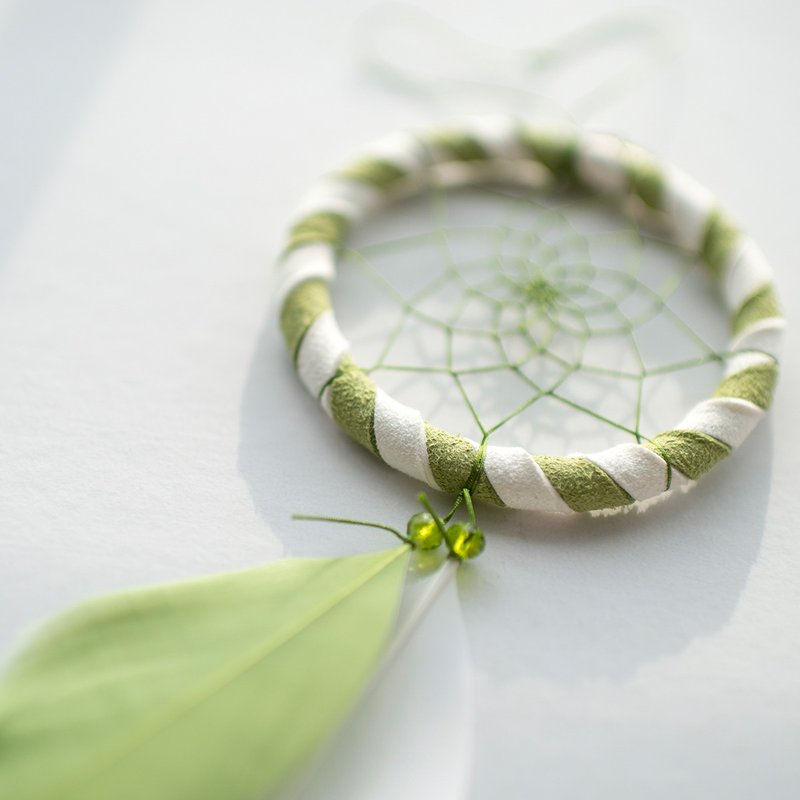 捕梦网材料包 8cm - 夏至绿(双色) 、diy礼物 情人节礼物 - 其他 - 其他材质 