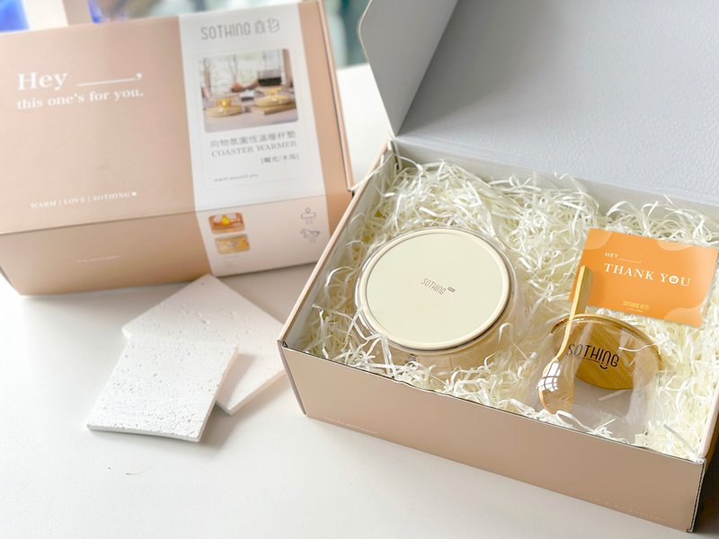 【圣诞限定包装|预购】氛围恒温暖杯垫 烛光 玻璃杯礼盒组 - 其他小家电 - 其他材质 