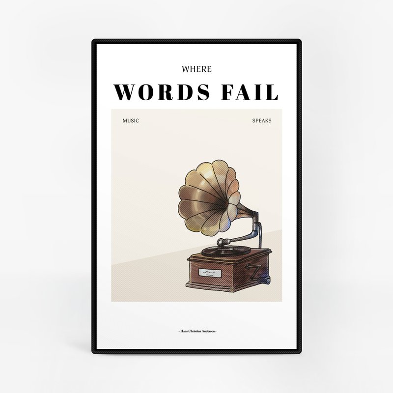 【无框画】艺术挂画 x 留声岁月 - 海报/装饰画/版画 - 其他材质 