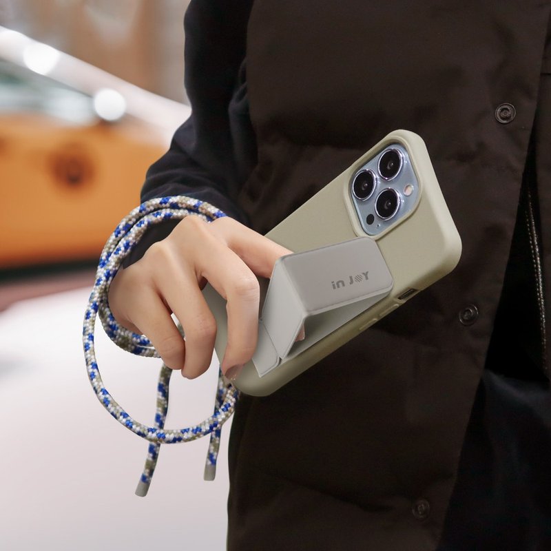 iPhone 17/16/15/14/SE3 可拆式 Urban Colourful 太空灰 背绳防 - 手机壳/手机套 - 塑料 灰色