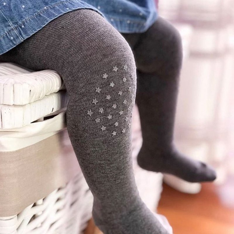 Condor 宝宝爬行裤袜 - 婴儿袜子 - 棉．麻 灰色