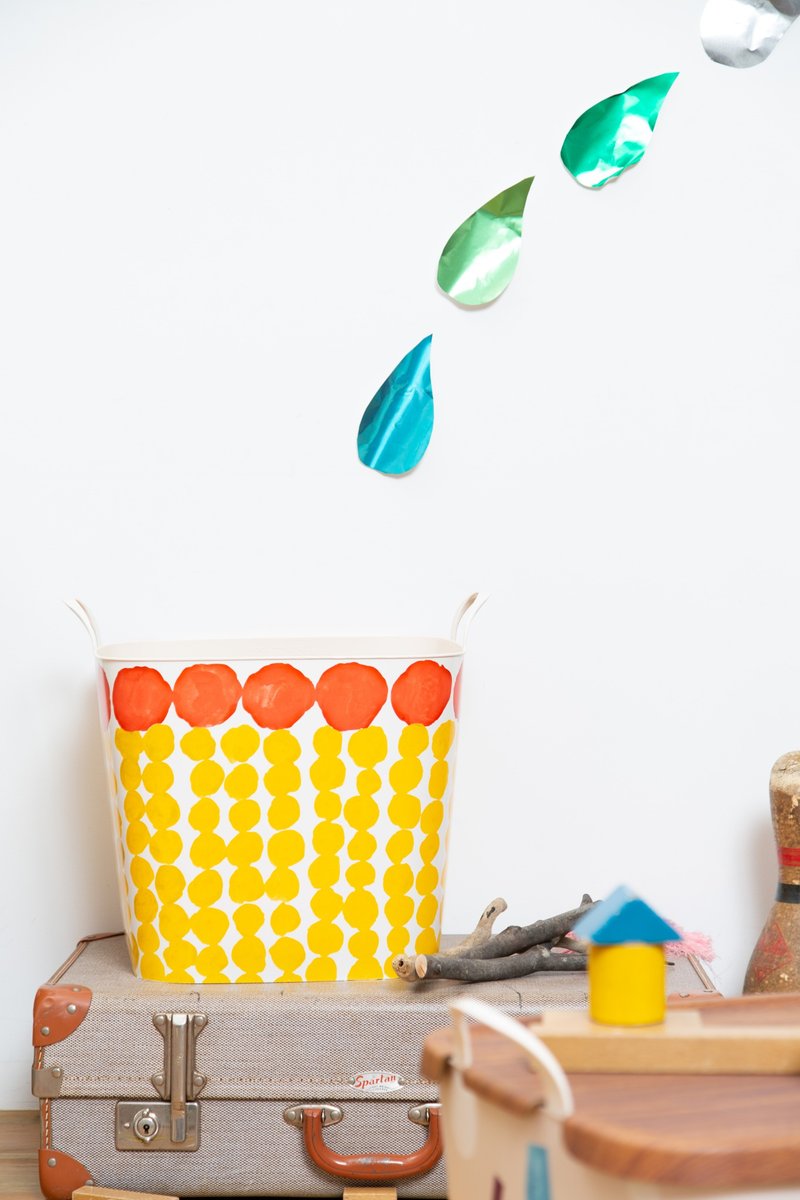 日本 Stacksto X Mogu Takahashi 联名收纳篮(游戏光影) - 收纳用品 - 塑料 多色