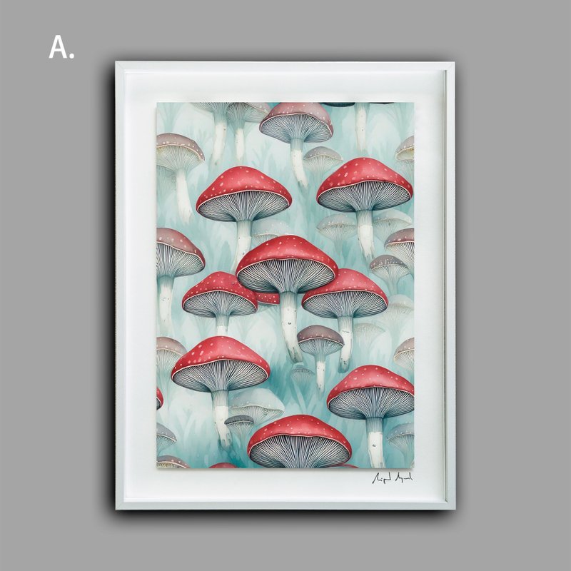 迷走蕈丛 / 西班牙摄影艺术家-限量数位版画作品 (四款可选择) - 海报/装饰画/版画 - 纸 多色