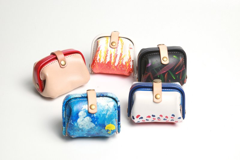 【B.E.I.S】迷你医生口金零钱包 - 零钱包 - 真皮 多色