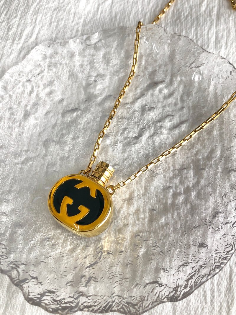 【日本直送 名牌中古包】GUCCI 古驰 项链 金色 香水瓶 vintage 古着 old vutk7s - 项链 - 其他材质 金色