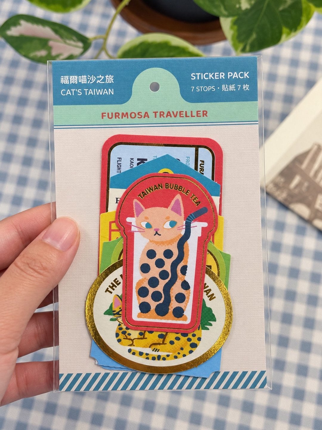 【文画季新品】福尔喵沙旅行贴纸组 / 烫金贴纸 - 贴纸 - 纸 
