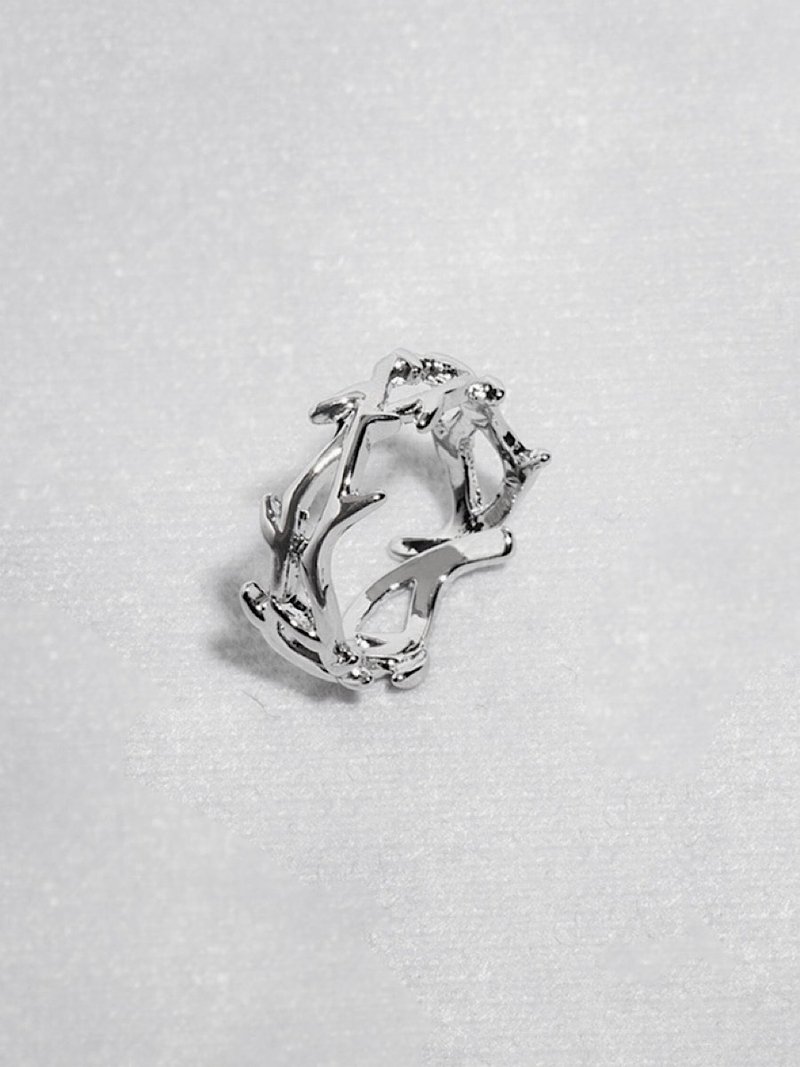 荆棘戒指/银色/F尺寸/男女适用/hellcatpunks/hcp-rg-0014 - 戒指 - 铜/黄铜 银色