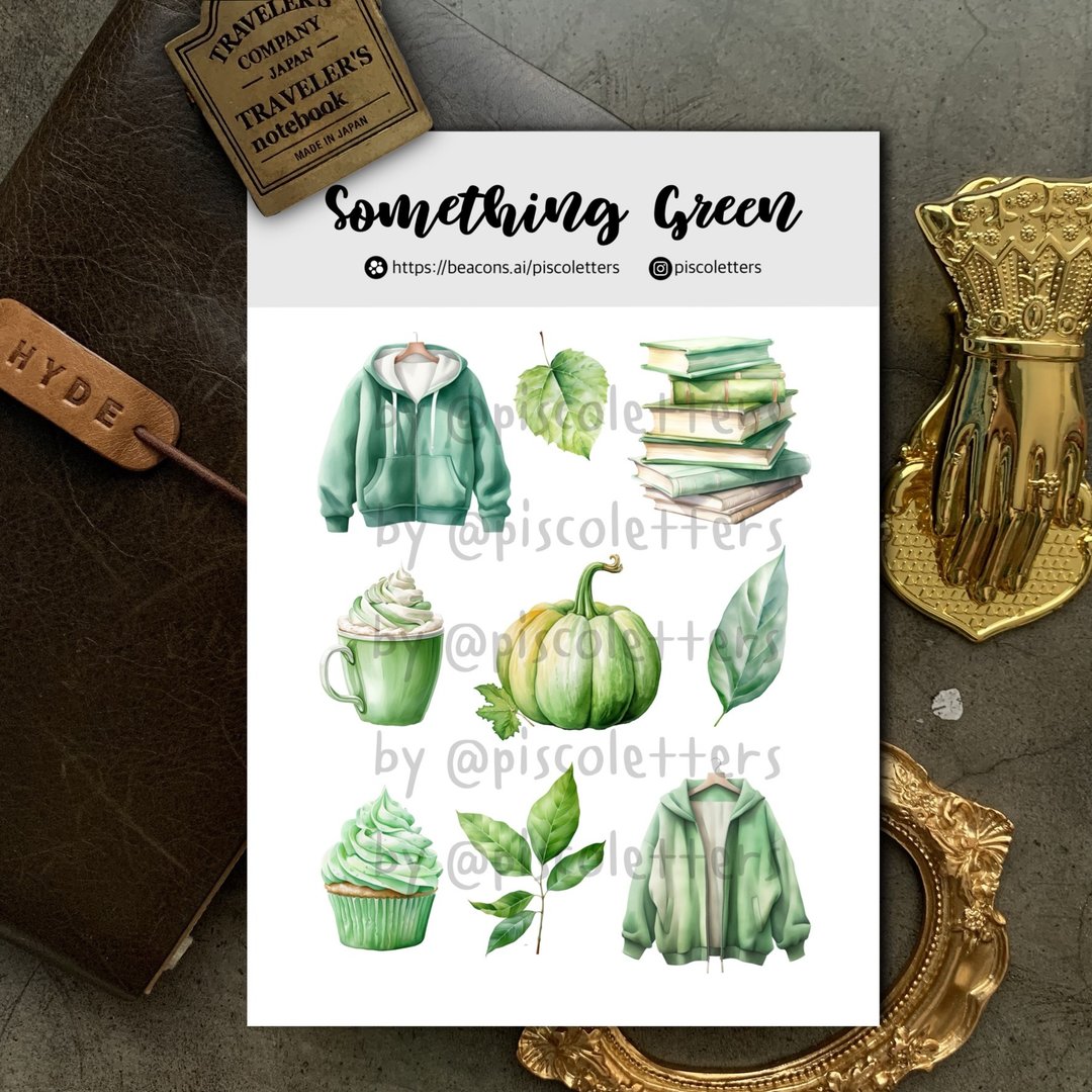 Something Green 贴纸组 - 贴纸 - 纸 