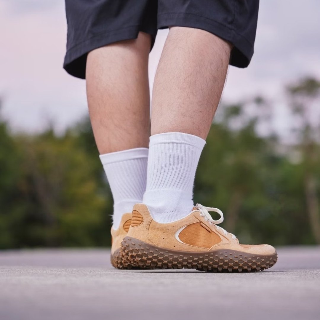 MERRELL Wrapt Sneaker 日系麂皮休闲鞋 男鞋 - 麦黄色 - 男款运动鞋/球鞋 - 其他材质 