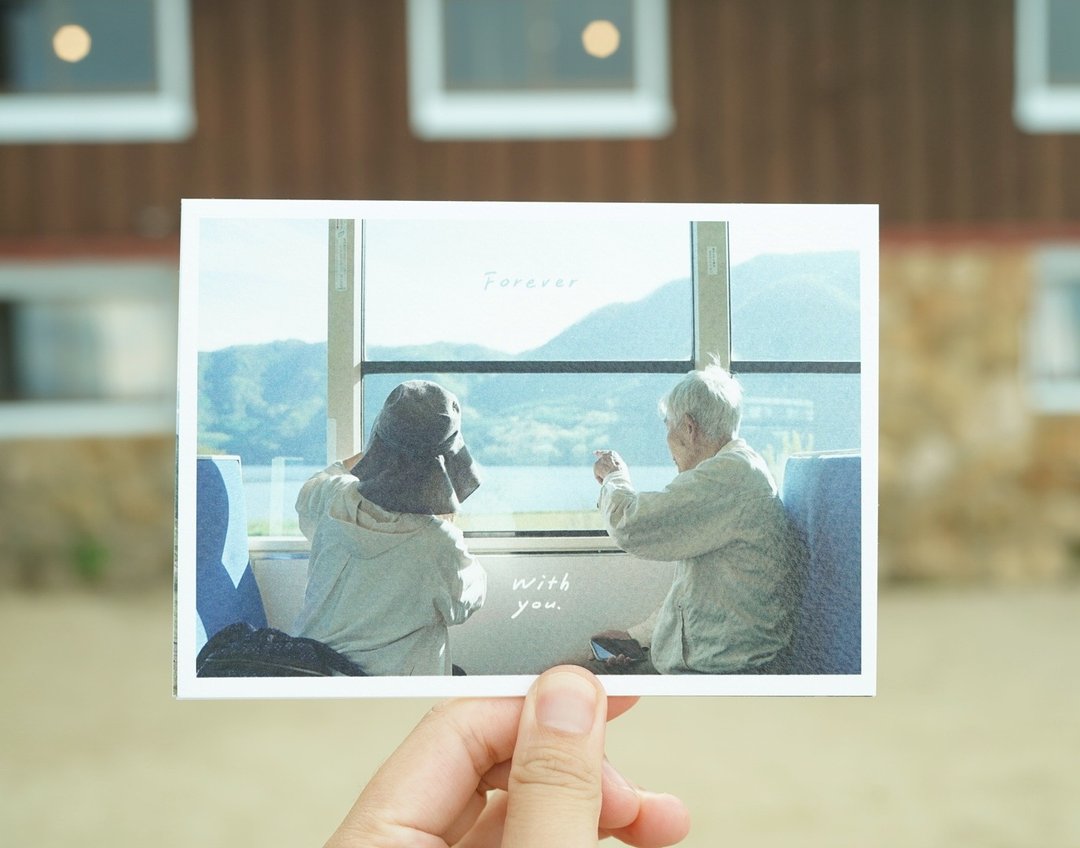 Forever with you./ Magai's postcard - 卡片/明信片 - 纸 透明