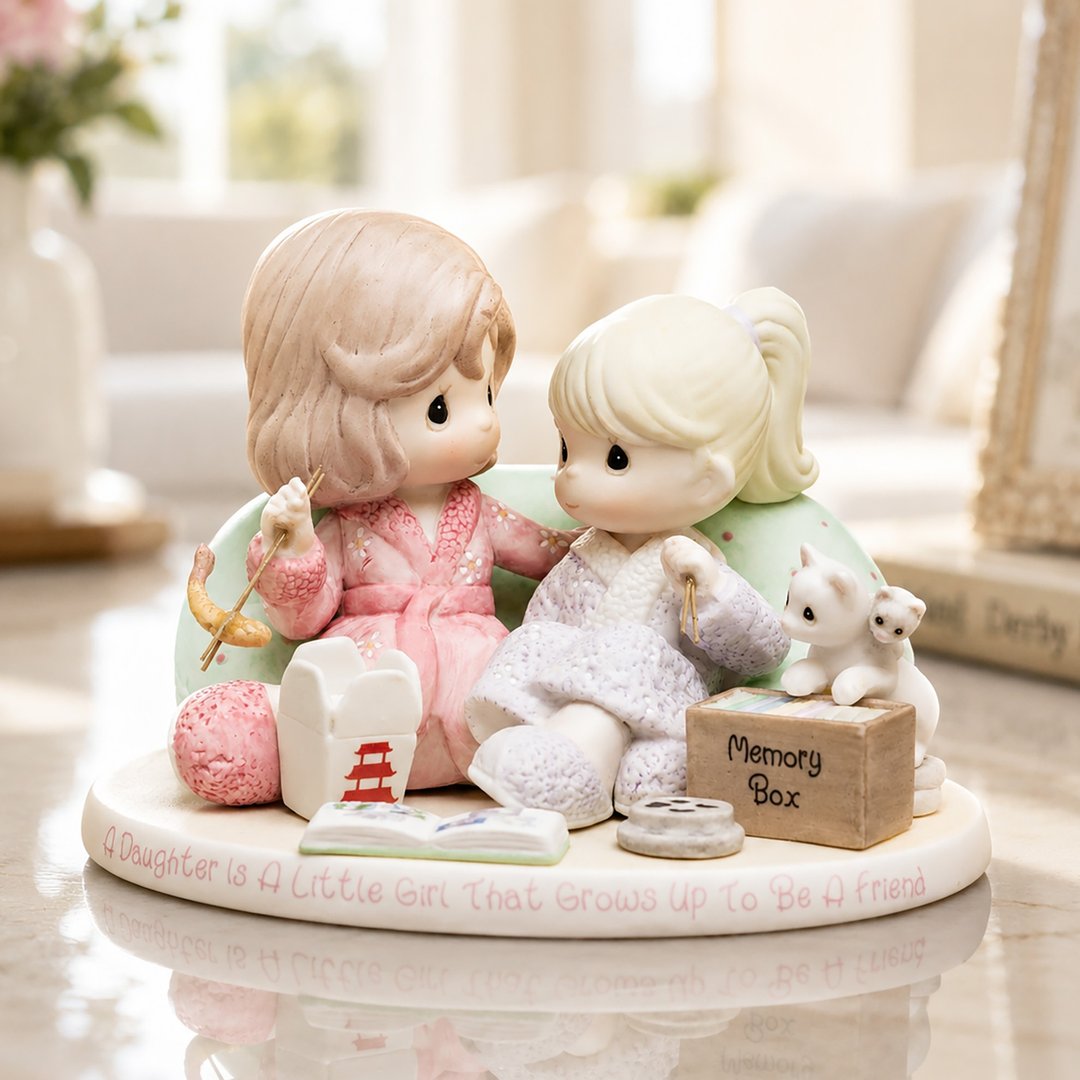 美国 Precious Moments 与妈妈一起分享 水滴娃娃母爱礼物 - 摆饰 - 瓷 