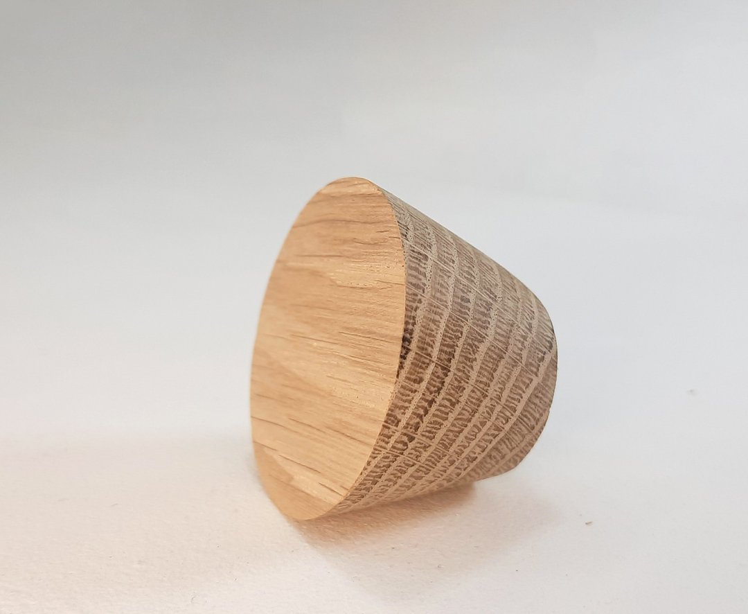 Wood round cabinet knobs +screws. Furniture door pull handles. - 其他家具 - 木头 白色