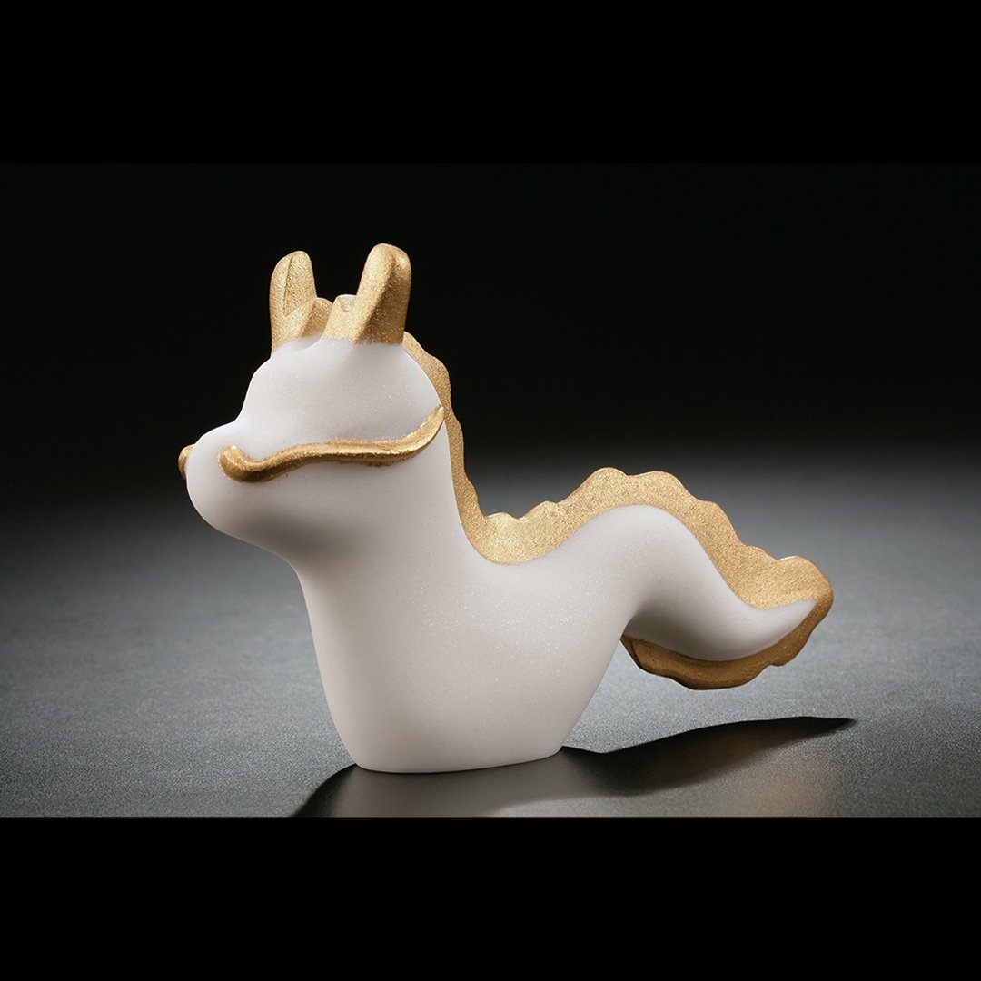 【生肖 】筌美术Gallery Chuan _诞生系列-盛世腾福 龙造型石雕 - 摆饰 - 石头 白色
