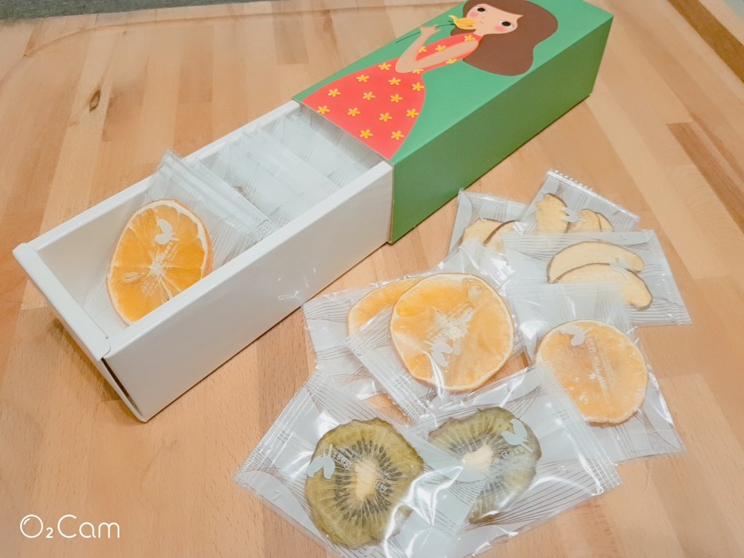 水果干-25入礼盒装-不含任何添加剂-100%天然手工制作 - 水果干 - 其他材质 黄色