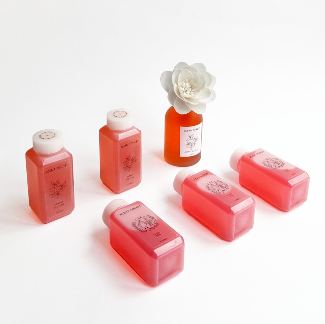 【补充精油】彩色香水扩香花  补充精油 100ml - 共 2 款 - 香薰/精油/线香 - 精油 卡其色
