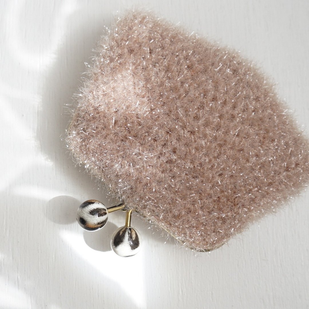 Ba-ba (m) Scrubby Yarn 钩针编织小包 No.C1770 - 化妆包/杂物包 - 其他材质 