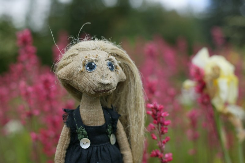 SHUSHUMBA by KTZAY ポートレート gerldoll 33 Cm 12 - 玩偶/公仔 - 亚麻 咖啡色