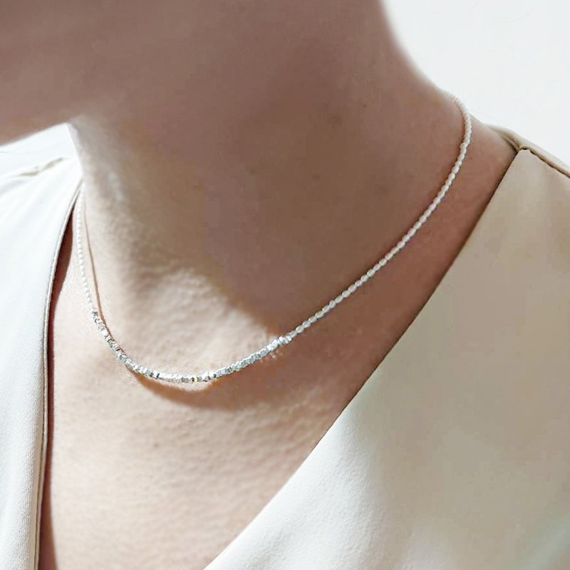 925银 璨影中性珍珠项链 - 项链 - 珍珠 