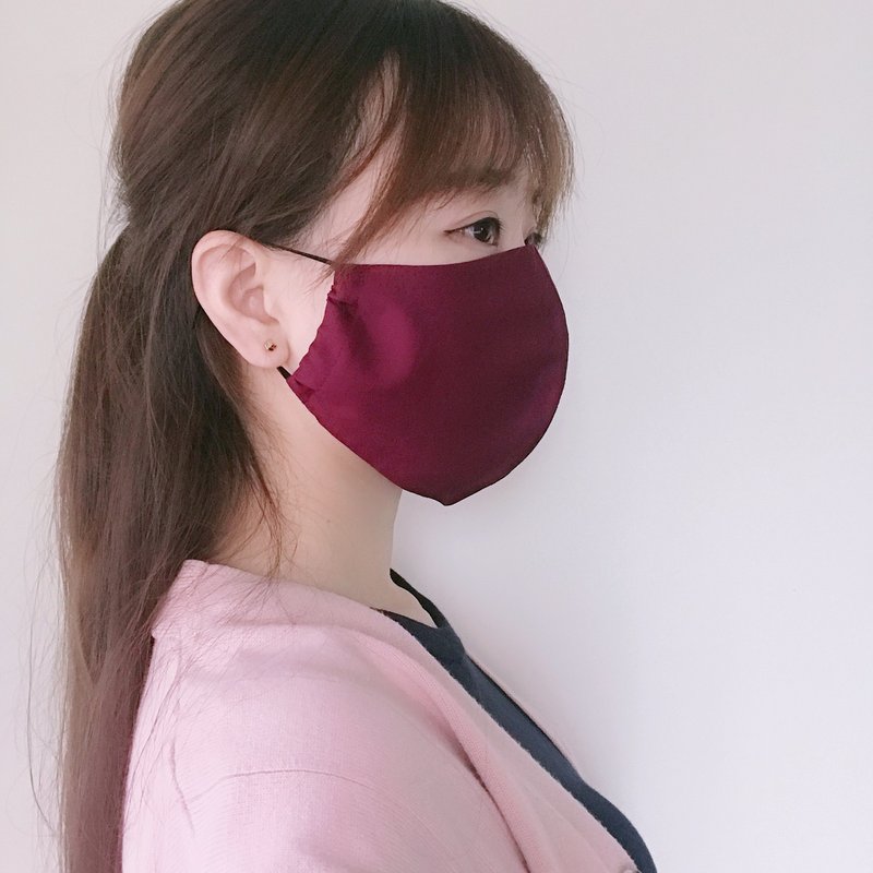 快速出货【立体】职人手作-两用 口罩套 纯棉口罩套 布口罩 防疫 - 口罩 - 棉．麻 白色