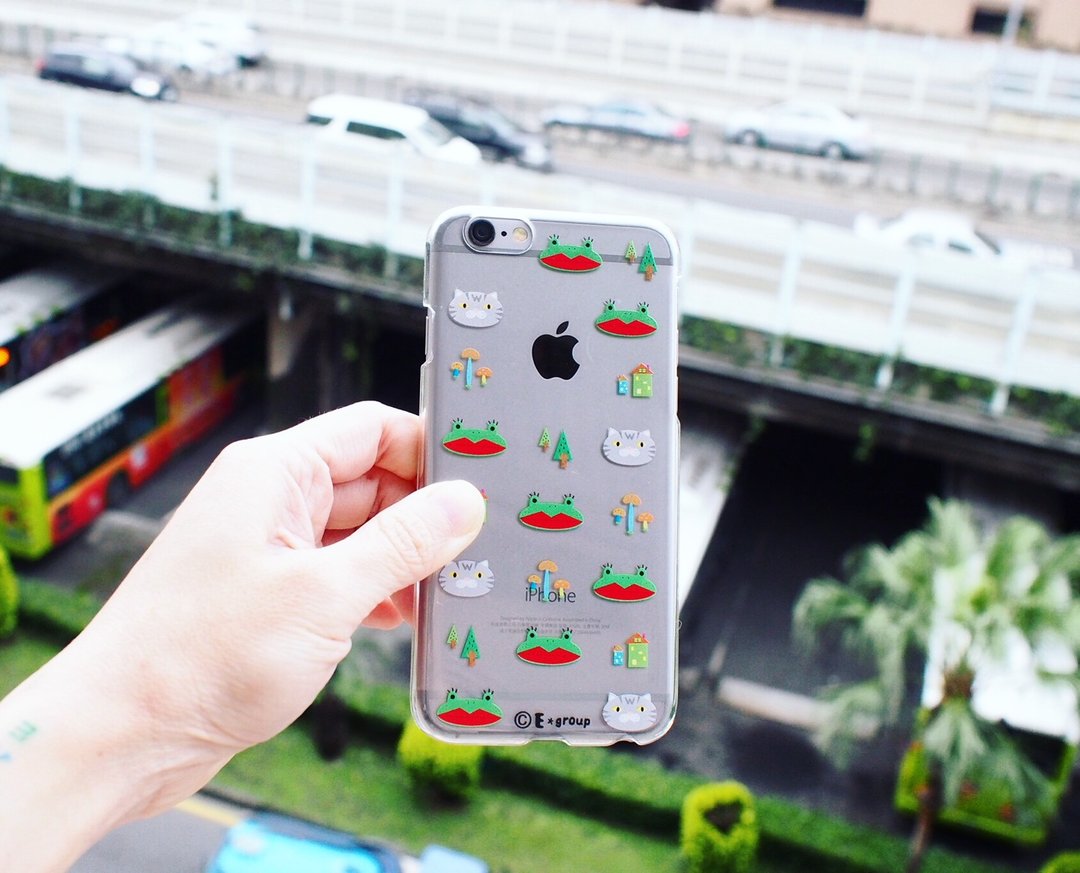 E*group 手机壳 (阿蛙 Cato 白）iPhone 6/6s . iphone 6plus/6s plus - 手机壳/手机套 - 压克力 绿色