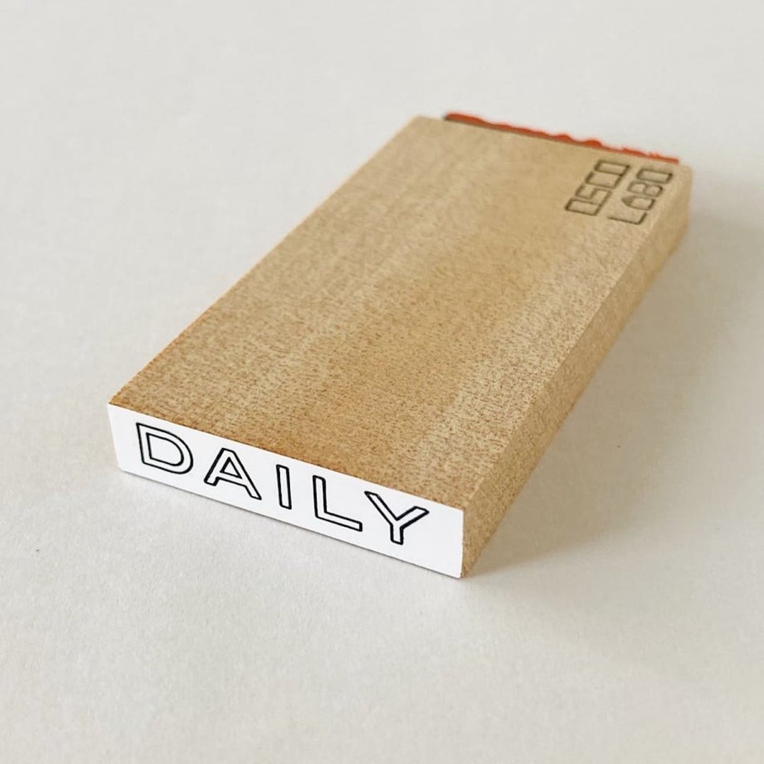 木头印章 short DAILY 【每日】 - 印章/印台 - 橡胶 