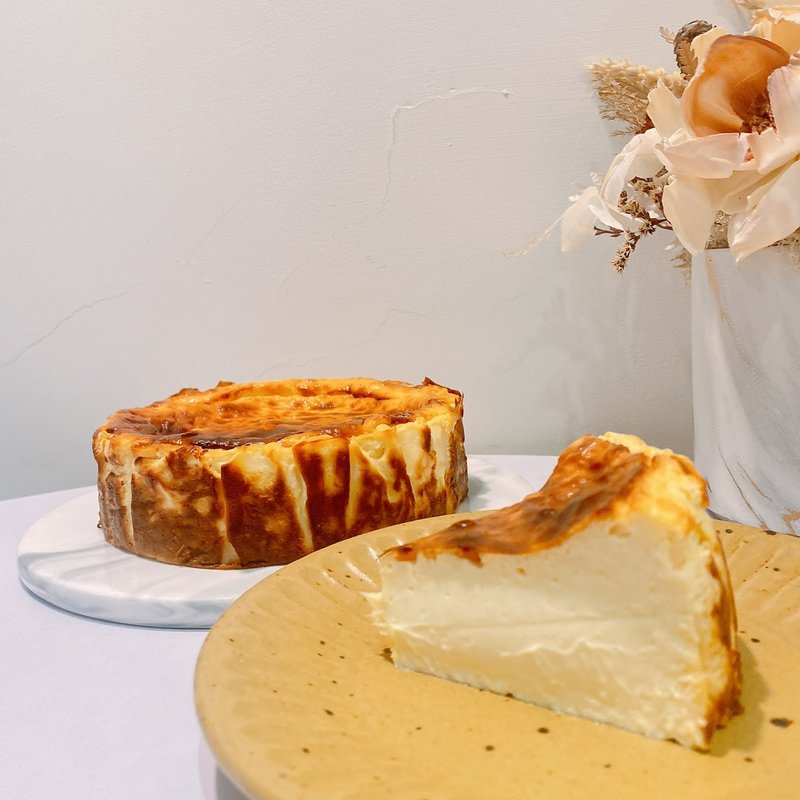 原味巴斯克 巴斯克奶酪蛋糕 重奶酪 无面粉 减糖配方 铄甜点 - 蛋糕/甜点 - 新鲜食材 