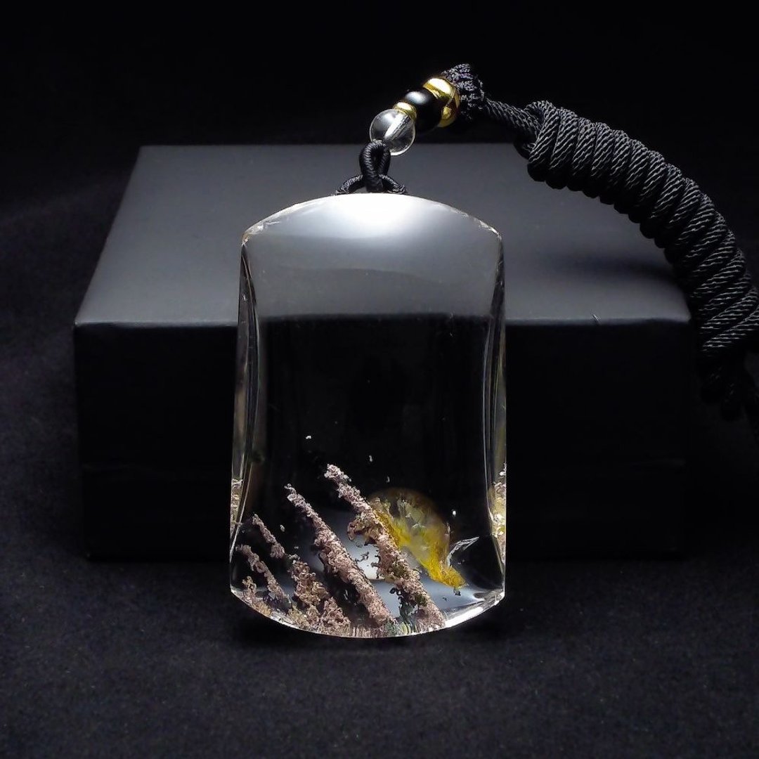 秋曦流光 幽灵花开的时刻 项链吊坠 PN0015 - 项链 - 水晶 