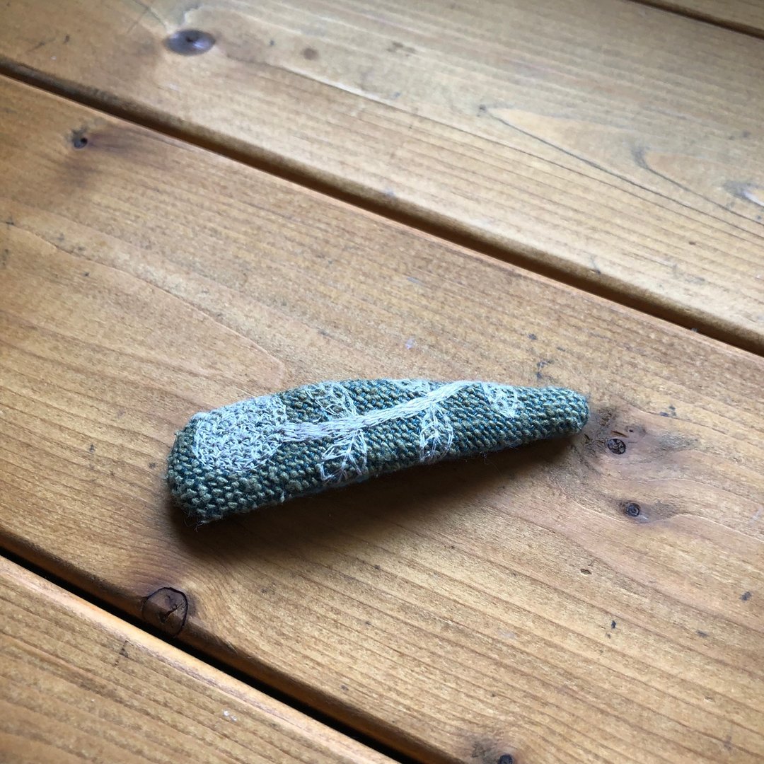 发饰 发夹 minä perhonen 布料 手工制作 - 发饰 - 棉 绿色
