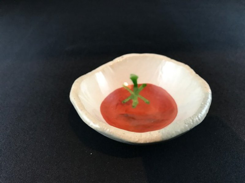 トマトの豆皿　B＜受注生産＞ - 浅碟/小碟子 - 陶 