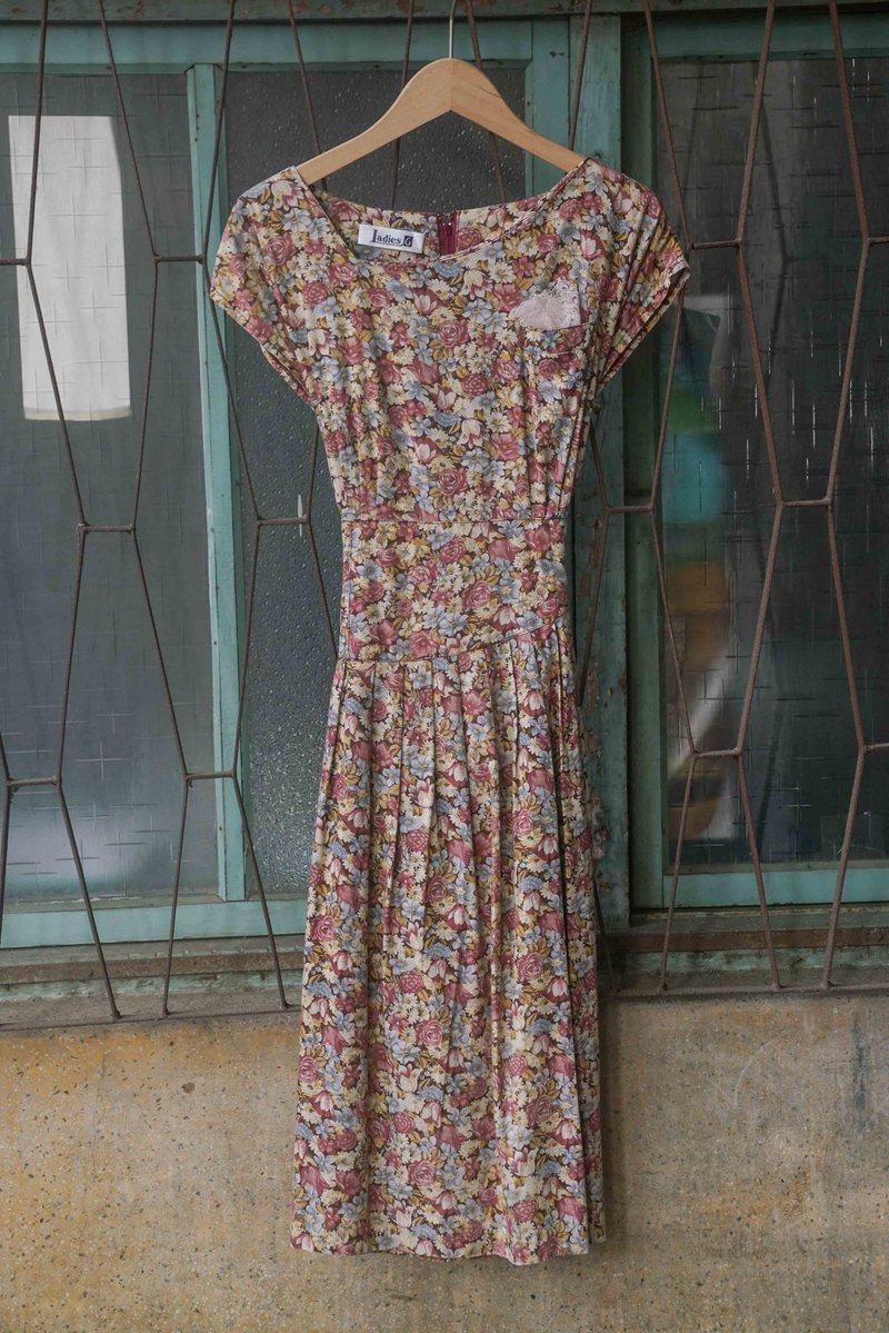 纯情百货行 古着 vintage 古着洋装 美式花园洋装 - 洋装/连衣裙 - 棉．麻 多色