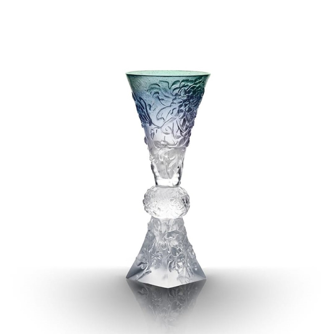 琉璃工房 LIULI 菊仙杯 - 摆饰 - 琉璃 绿色