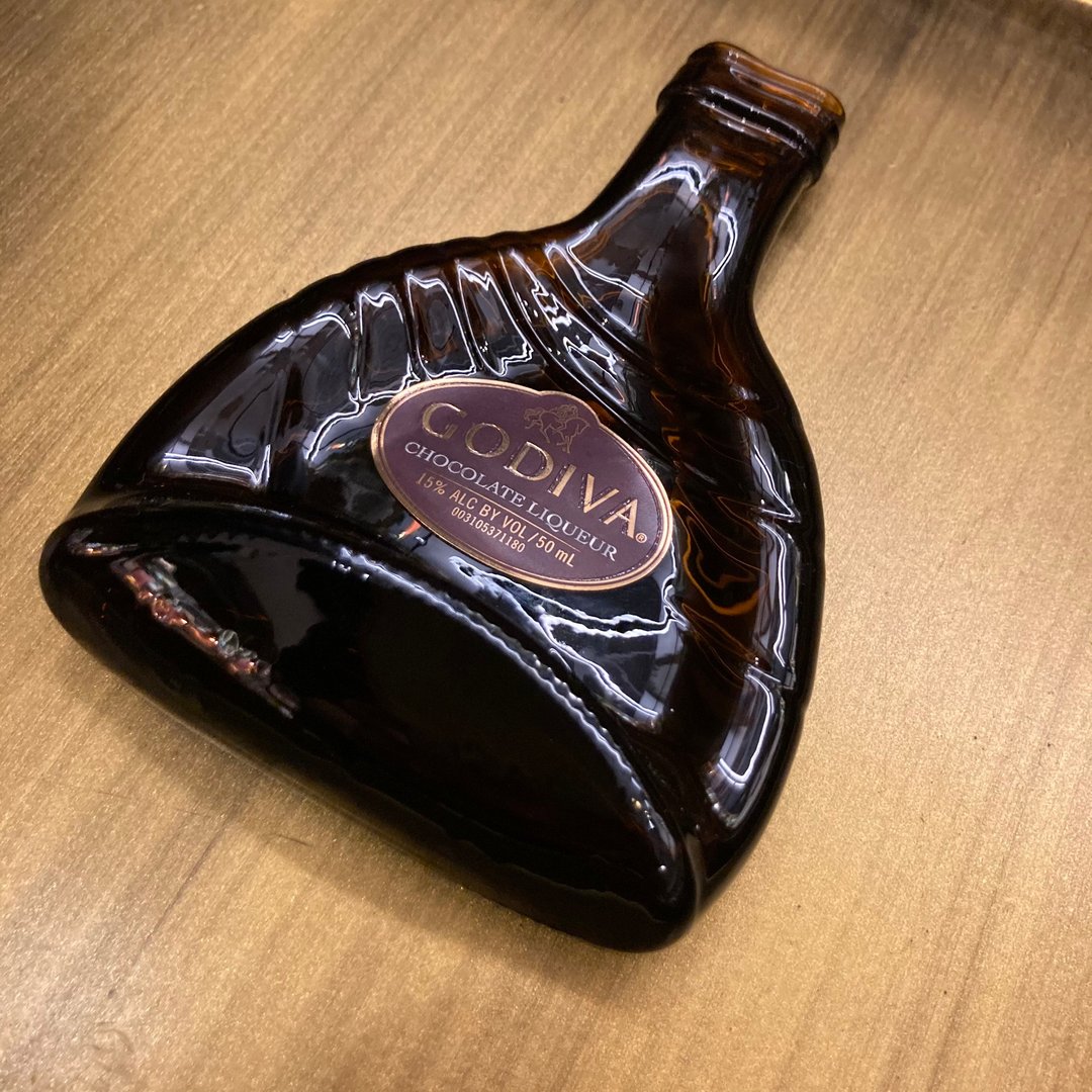 迷你收藏限定款GODIVA巧克力酒原瓶强力磁铁 冰箱贴 - 冰箱贴/磁贴 - 玻璃 
