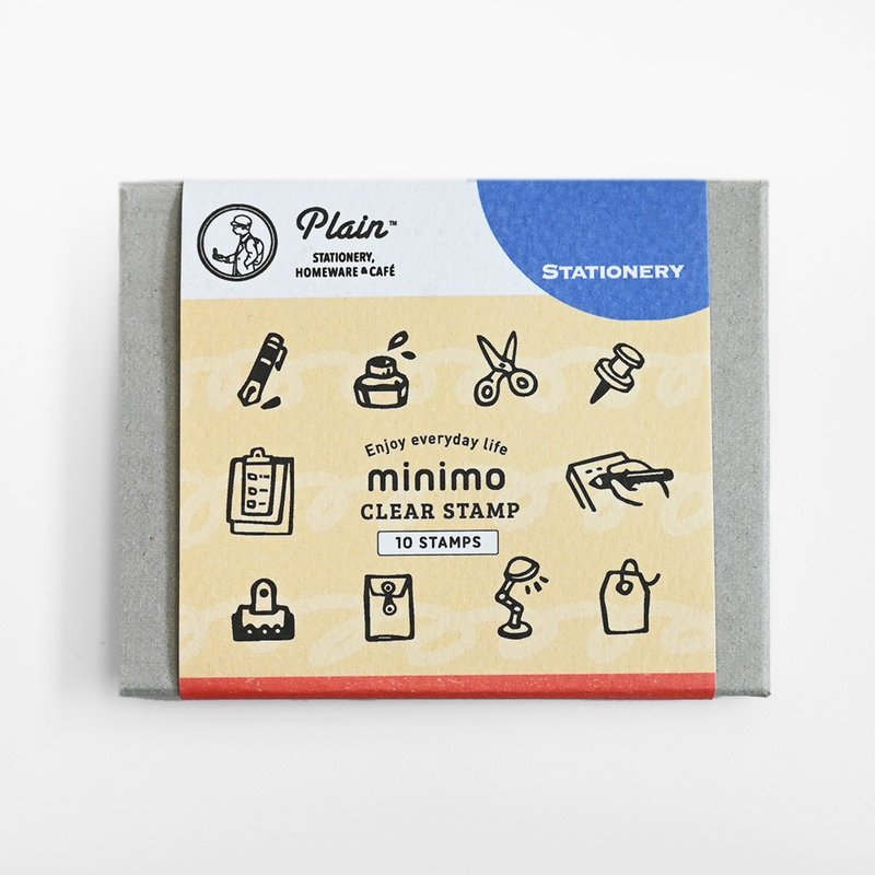minimo 迷你透明印章 文具 - 印章/印台 - 塑料 透明