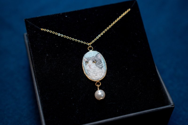 【定制】宠物刺绣项链 - 项链 - 绣线 