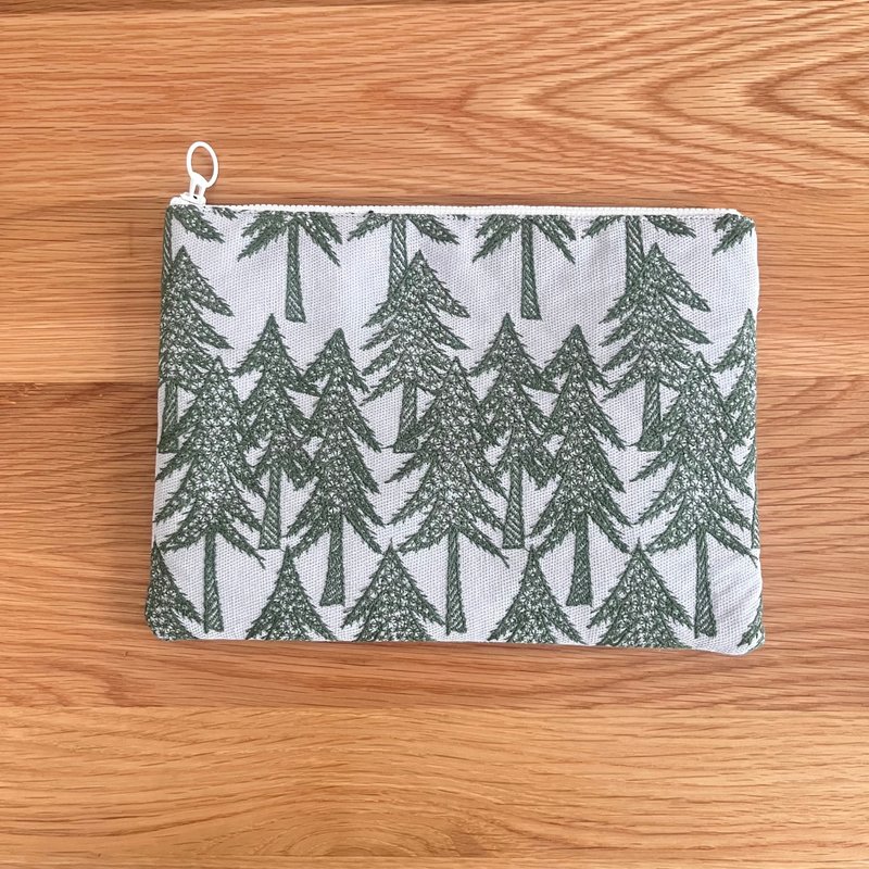 售罄 - 其他尺寸可选 mina perhonen land theater 大尺寸收纳包 A5 - 化妆包/杂物包 - 棉．麻 灰色