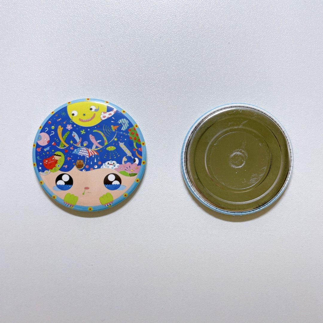 mimitofu's planet 磁铁 外星人2号 蓝色 - 冰箱贴/磁贴 - 不锈钢 多色