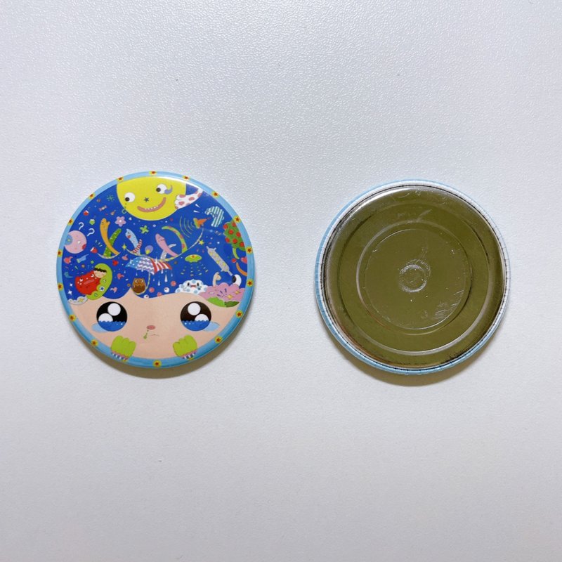 mimitofu's planet 磁铁 外星人2号 蓝色 - 冰箱贴/磁贴 - 不锈钢 多色