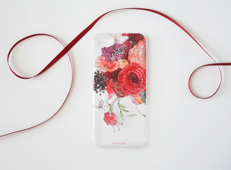 iPhone CASE | Burgundy Autumn - 手机壳/手机套 - 其他材质 透明