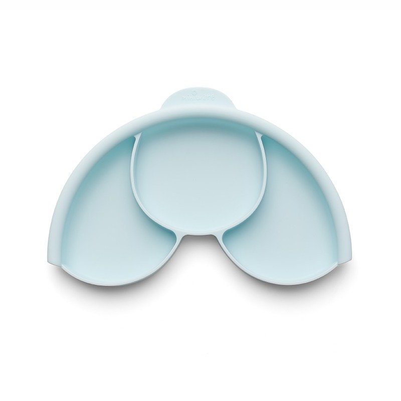 Miniware 天然宝贝儿童学习餐具 聪明硅胶分隔盘-薄荷绿 - 儿童餐具/餐盘 - 硅胶 