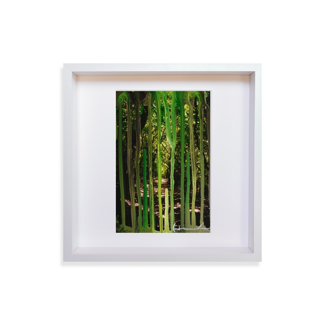 【画】日本风景/压克力画/日本插画/日本制/室内艺术/价格包括框 - 插画/绘画/写字 - 压克力 绿色