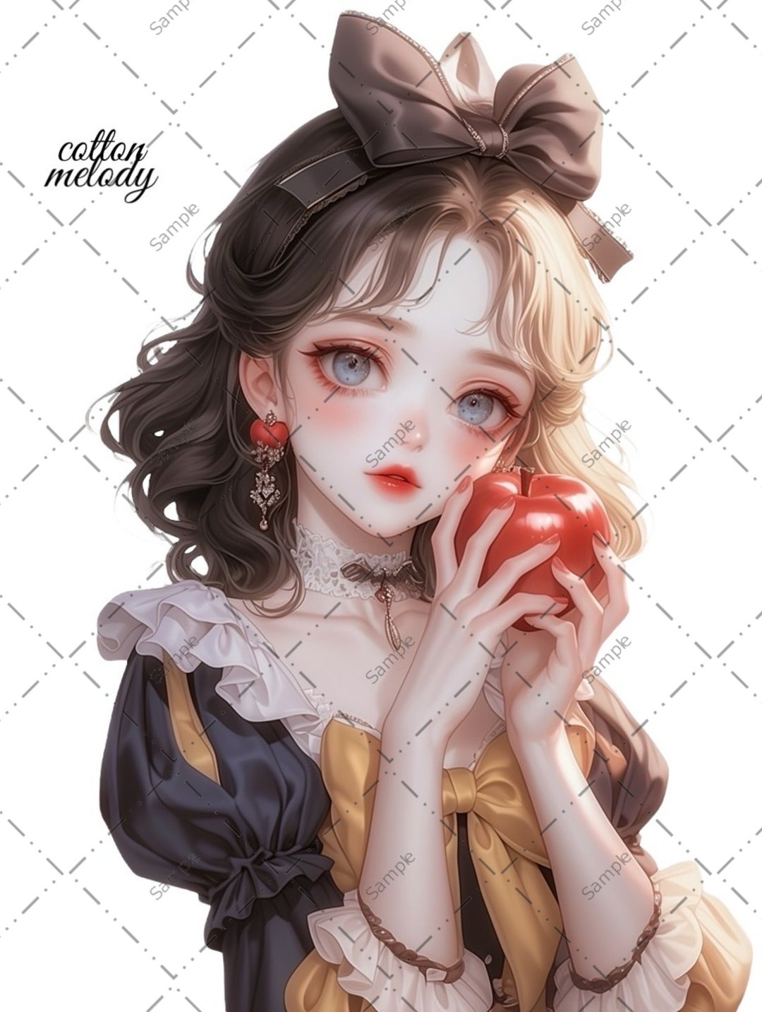 original sticker no.1214 人物贴纸 原创贴纸 人物贴纸 女孩贴纸 原创人物贴纸 - 贴纸 - 纸 