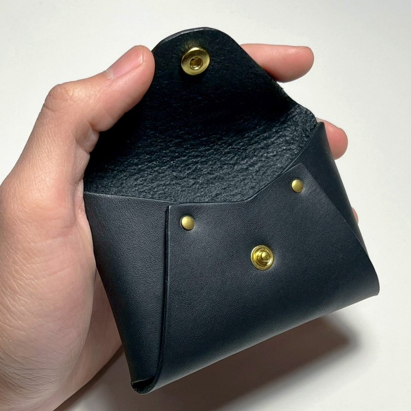 【新年礼物】名片收纳盒 l Badalassi-Pueblo磨砂皮 I 黄铜五金 - 名片夹/名片盒 - 真皮 