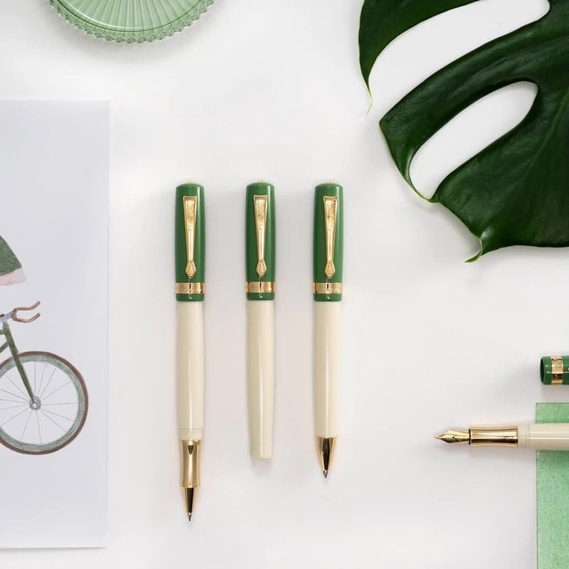 德国 KAWECO STUDENT系列 60's Swing钢珠笔 - 钢珠笔 - 压克力 绿色