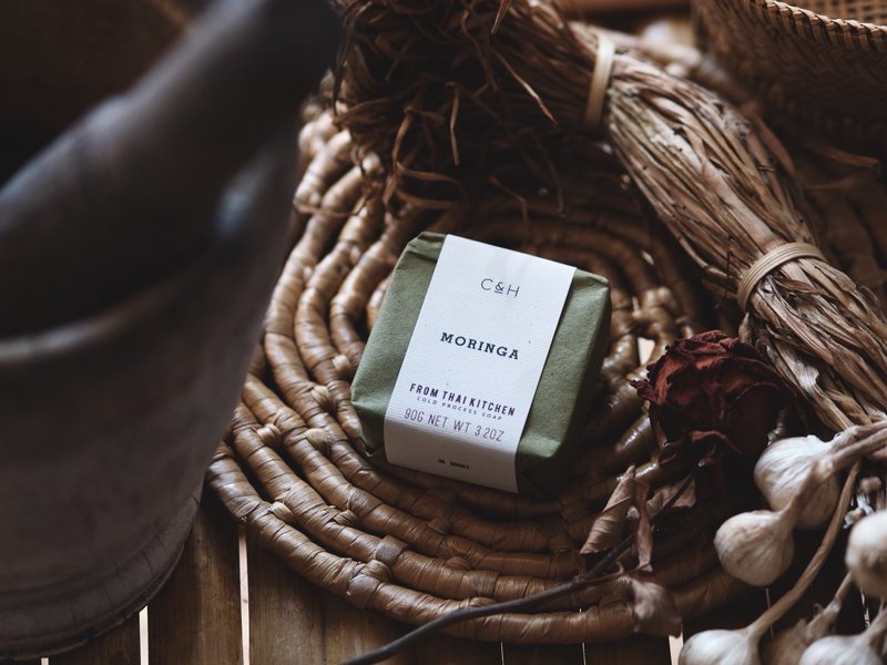 FROM THAI KITCHEN SOAP - 90g Moringa - 肥皂/手工皂 - 其他材质 