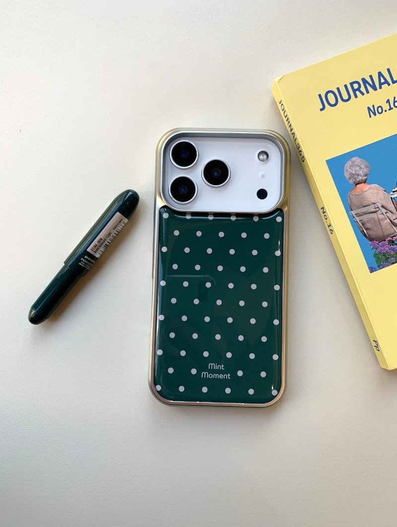 深绿色 环氧树脂亮面 MagSafe 保护壳 - 手机壳/手机套 - 其他材质 